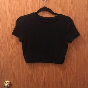 Black Crop Top
